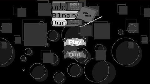 Ludum Dare 34: Odd binary run beta 1.0 (inTypescript)