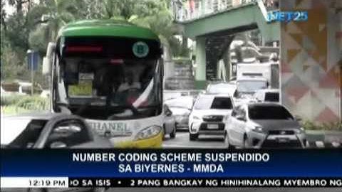 MMDA suspends implementation of number-coding for ASEAN Summit