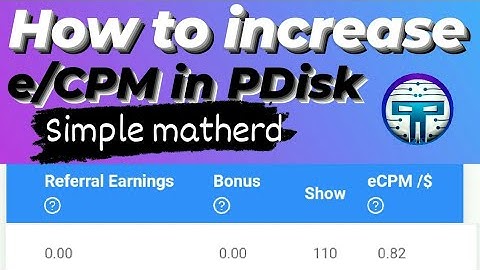How to increase e/cpm in pdisk        Pdisk me e/cpm kese badhaye #pdisk #e/cpm /telegram