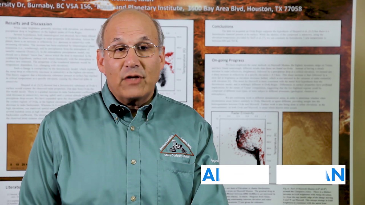 LPI@50:  Allan Treiman, Associate Director of Science