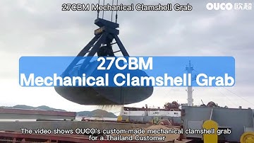 27CBM mechanical clamshell grab