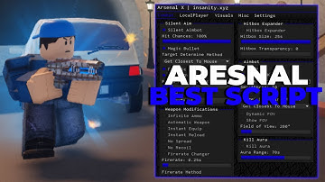 [FREE] This Arsenal Script Makes You UNSTOPPABLE! (Aimbot + Ragebot!)