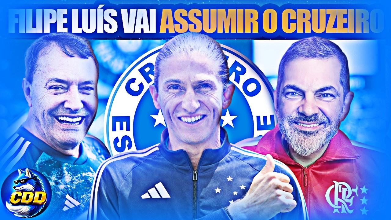 🦊👏 FILIPE LUÍS VAI ASSUMIR O CRUZEIRO EM UMA EVENTUAL DEMISSÃO DO TITE! É O TROCO NO FLAMENGO?