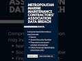 Metropolitan Marine Maintenance Contractors’ Association Data Breach