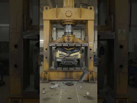😱 Hydraulic Press vs truck – Shocking Result!