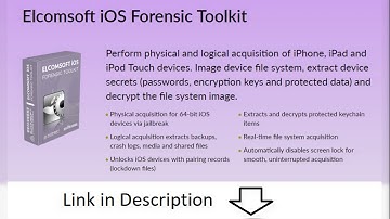 Elcomsoft iOS Forensic Toolkit 3 Cracked