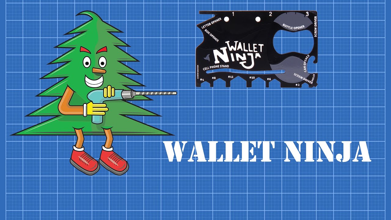 Wallet Ninja Multi toolcard 18 in 1 Unboxing and Review YouTube