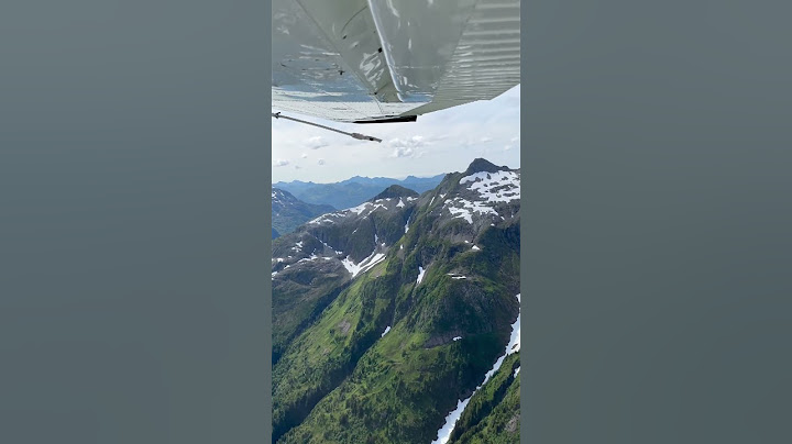Float plane over Alaska
