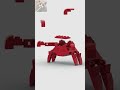 LEGO® Brick Red Crab custom speedbuild animation  short new
