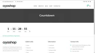 Countdown Shortcode | Ciyashop Responsive Ecommerce Wordpress Theme