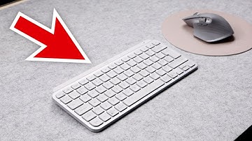 Logitech MX Keys Mini Keyboard Review - YouTube Studio Setup