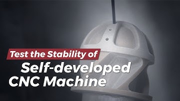 Test the Stability of Self-developed 5-axis CNC Machine | UNIONX