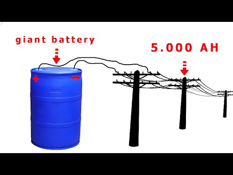 How to make a giant battery