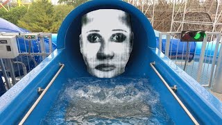 The cursed face in Aquacity