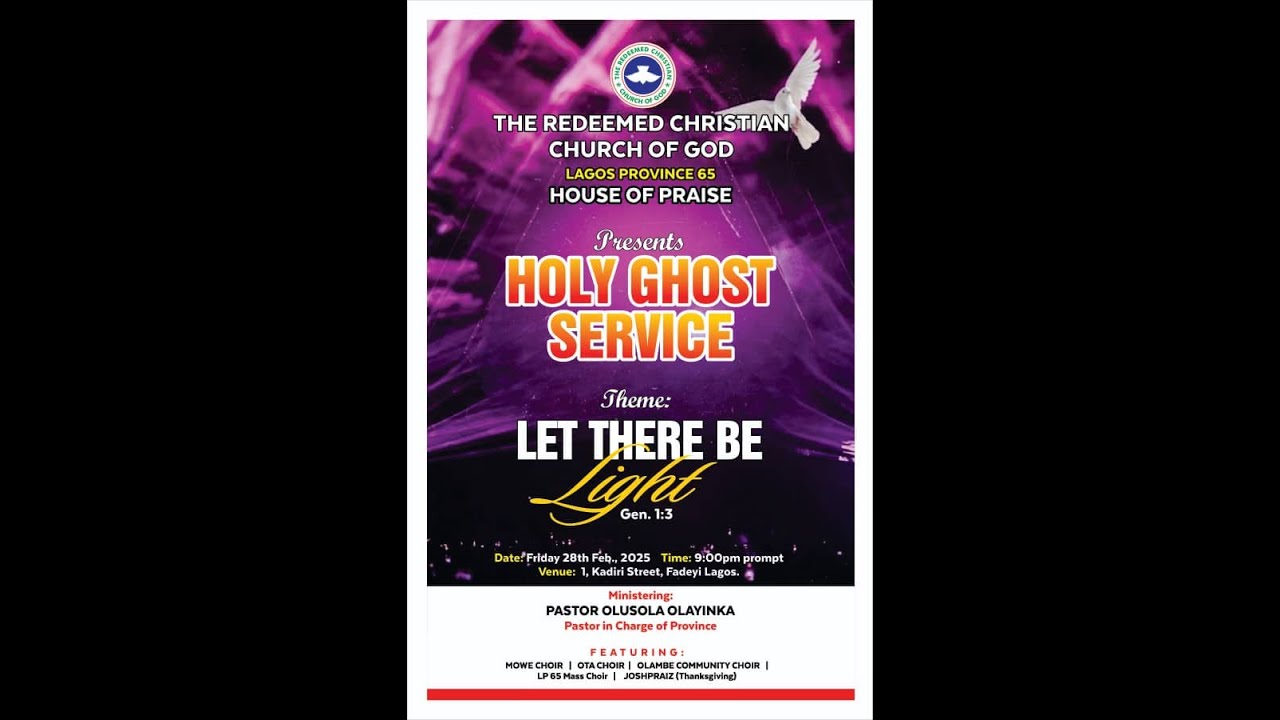 Provincial Holy Ghost Service - YouTube