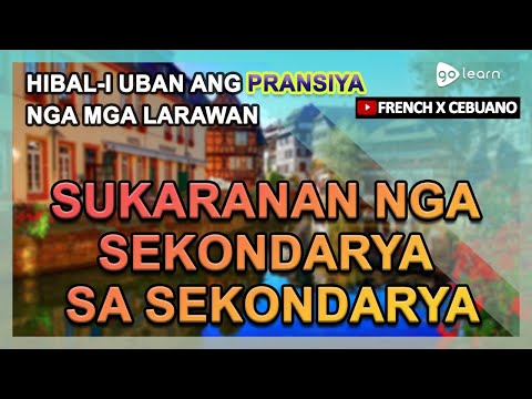 Bokabularyo sa Pransiya Sukaranan nga Sekondarya sa Sekondarya | Golearn