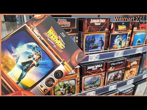 Retro Slipcover Blu-rays & DVDs at Walmart Jurassic World, Back to