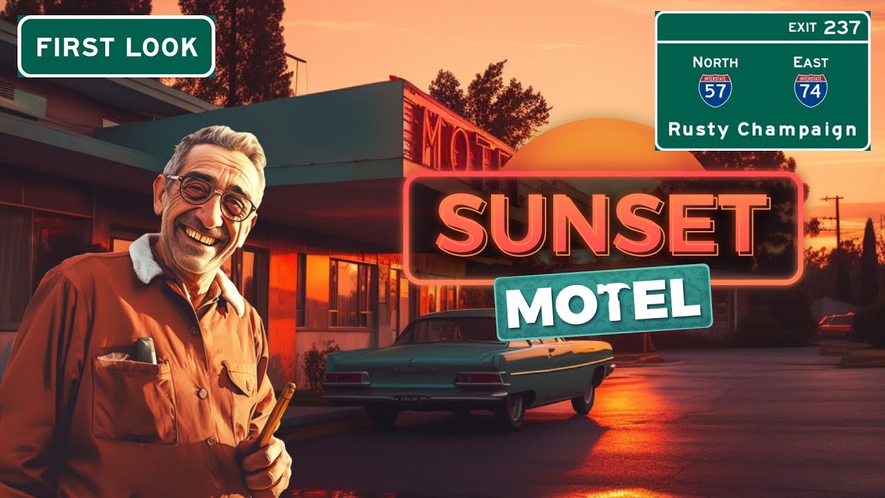 Sunset Motel Early First Look - Welcome Back to the Motel in the Desert!  Episode 1