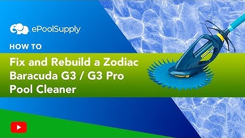 How to Fix and Rebuild a Zodiac Baracuda G3 / G3 Pro Pool Cleaner