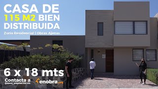 CASA DE 115 m2  BIEN DISTRIBUIDA | Diseño, Calidad y Precio al Alcance de Todos | Obras Ajenas