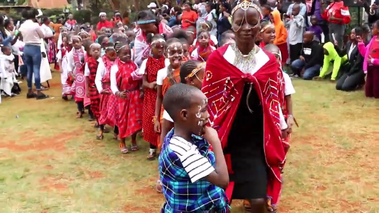 HOT & SUPERB PERFORMANCE BY GRADE 1 LEARNERS REPRESENTING THE MAASAI COMMUNITY