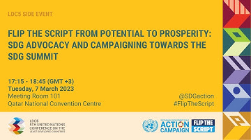 #LDC5 Side Event | #FlipTheScript from Potential to Prosperity | Part 1 of 2 | 7 March 2023