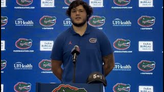Austin Barber addresses O-line struggles, penalties in Week 1 loss | Florida Gators Football
