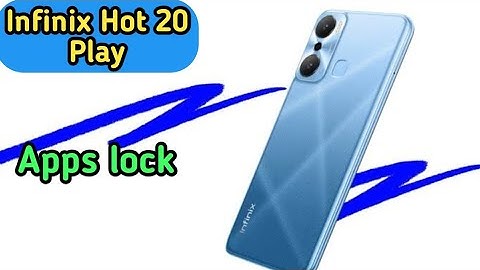 Apps Lock Enable In Infinix Hot 20 Play, Applock In Infinix Hot 20 Play, How To Set App Lock