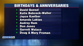 Birthdays and Anniversaries: August 5, 2021