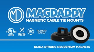 MagDaddy's Magnetic Cable Tie Mounts
