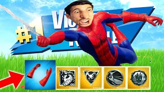 HOW TO ALWAYS WIN IN FORTNITE WITH NEW SPIDERMAN WEB-SHOOTER!!