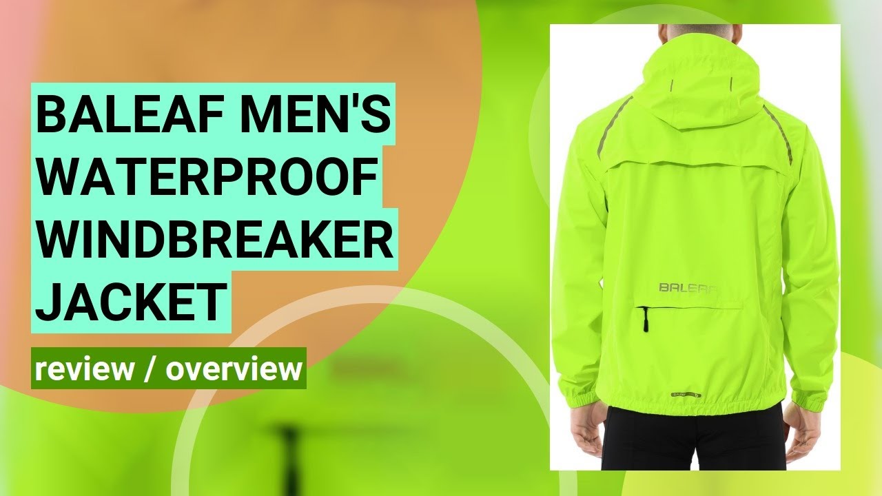 Review: BALEAF Men's Lightweight Waterproof Rain Jacket for Outdoor Adventures