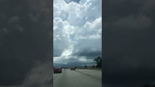 Low Fluffy Cloud on the Road #travel