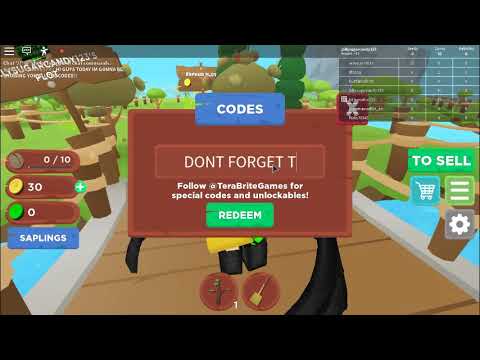 Secret Codes In New Game Called Tree Planting Simulator Codes