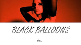 Ellise - Black Balloons (Lyrics - Letra en español)
