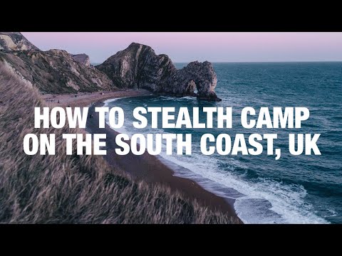 Stealth wild camping in the UK  - South West Coast Path