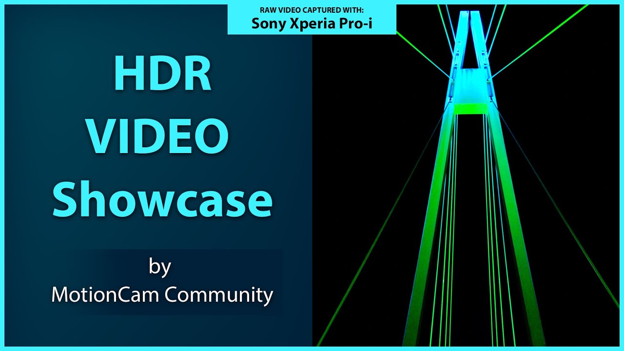 City of Light HDR Video Showcase Captured with MotionCam Raw Video
