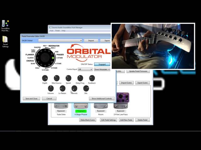 Tutorial on the Soundblox Hub Manager: A Pedal Board Scene Saver