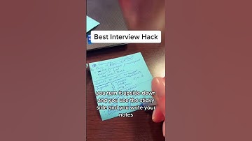 Best interview hack #college #internship #interview #interviewtips #hack #collegestudent
