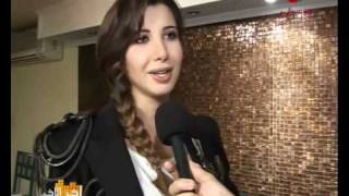Nancy Ajram At FIFA Clip Backstage