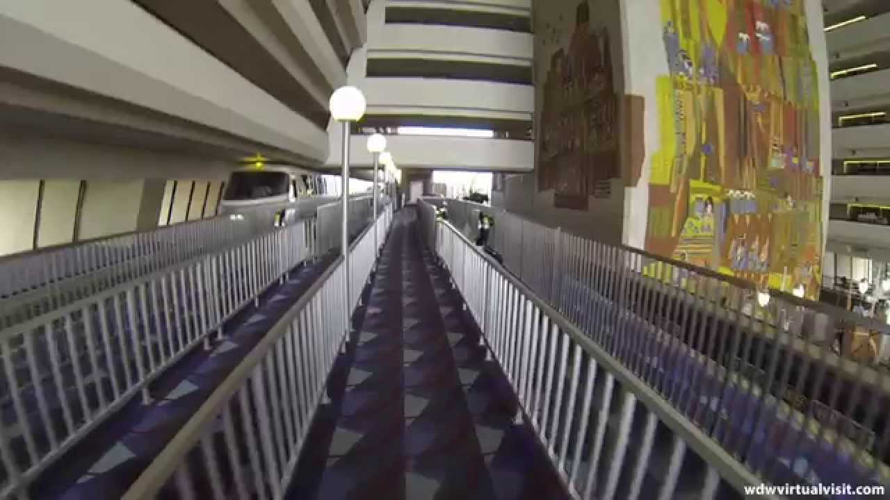 Contemporary Resort  - Lobby to Monorail