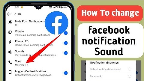 How to change facebook notification sound 2024|  Facebook Notification Sound & Rington