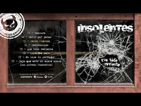 INSOLENTES "Que Todo Reviente" (Álbum Completo)