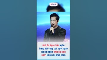 Dù hát chay full ca khúc chuẩn bị phát hành nhưng giọng anh Ba Ngọc Sơn vẫn đỉnh như thế này