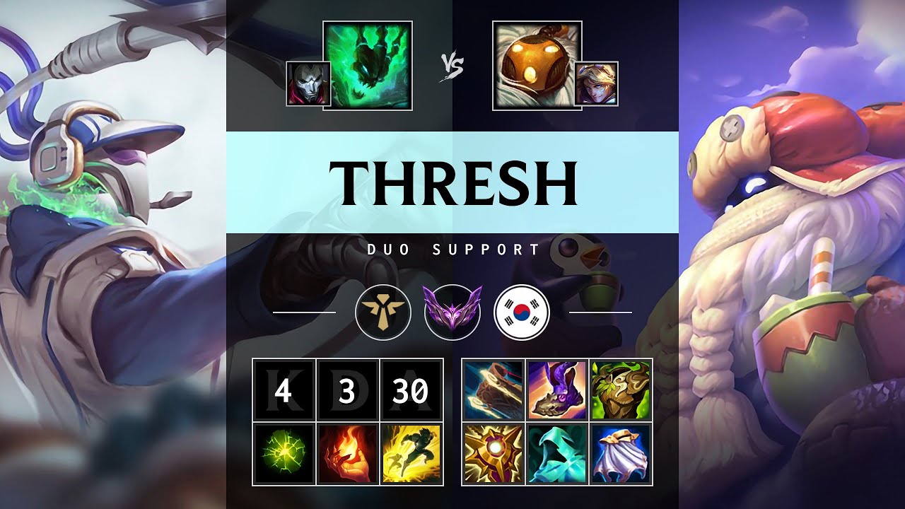 Thresh Support vs Bard: Vision Controller - KR Master Patch 14.16 - YouTube
