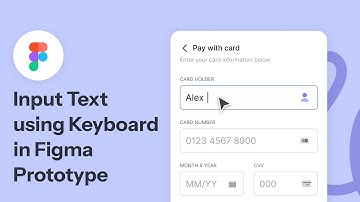 Prototype and type anything with animated keyboard in Figma