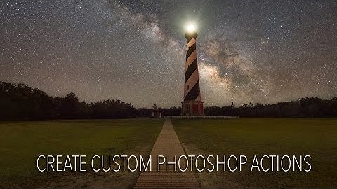 Create a Photoshop Action and apply it to multiple images!
