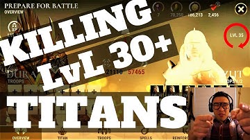 Fighting LvL 30+ Titans with NO LOSSES / LOW LOSSES | Dawn of Titans Guide | Gameplay + Strategy