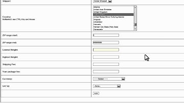 VM2- Video 10: Virtuemart Shipping- Customize International Shipping by Weight of the Cart
