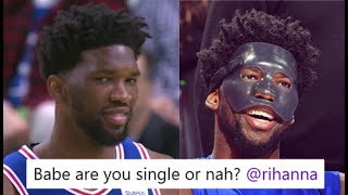 Joel Embiid - Funniest Moments and Bloopers of 2017\/2018 - The funniest Player in the NBA!